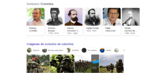 Ira ciudadana: En búsqueda en Google de soldados colombianos aparecen los peligrosos terroristas de las FARC, “Timochenko” y “Catatumbo”