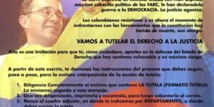 Iniciativa ciudadana presenta tutela contra la Corte Suprema de Justicia