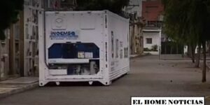 Colapsaron las morgues en Bogotá, cadáveres son almacenados en contenedores