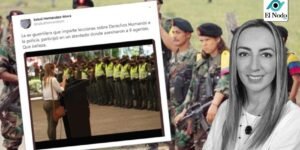 Indignación por cátedra de Derechos Humanos impartida por excabecilla terrorista de las FARC a la Policía Nacional