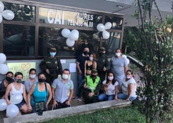 Convocan a los habitantes de Medellín a defender la ciudad y a la institución policial