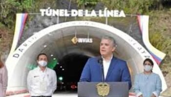 Presidente Duque inaugura el túnel de La Línea en Colombia