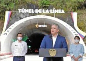 Presidente Duque inaugura el túnel de La Línea en Colombia