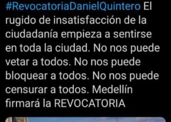 Registraduría aprueba solicitud de revocatoria del mandato del alcalde Quintero