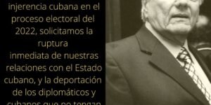 ¡Rompa relaciones con Cuba, Presidente!