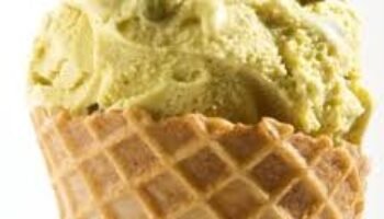 Helado de pistacho