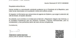 Para las víctimas no hay reunión con el Presidente