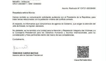 Para las víctimas no hay reunión con el Presidente