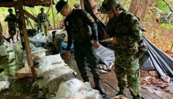 Policia destruye tres laboratorios e incauta cerca de una tonelada de cocaína y un semisumergible de las Farc