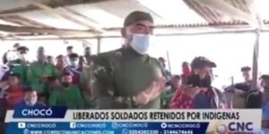 (EN VIDEO) Soldados cuentan el mal trato recibido por indígenas que los secuestraron en el Chocó