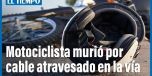 Un motociclista murió degollado en retén de vándalos en Bogotá