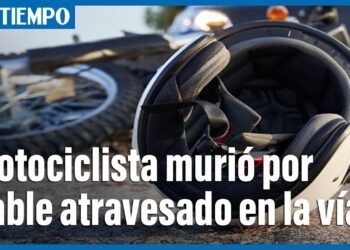 Un motociclista murió degollado en retén de vándalos en Bogotá