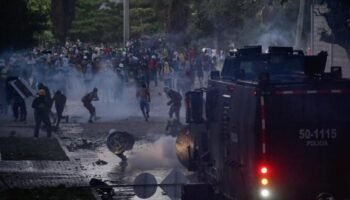 80 policías fueron heridos en manifestaciones el 20 de julio en el país