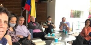 Candidatos al Congreso por el Partido Nacional Colombiano (PNC) se reunieron.