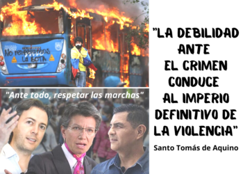 Declaraciones de Claudia Lopez prueban su complicidad con escalada vándalo-terrorista y con bloqueo de suministros vitales a millones de bogotanos