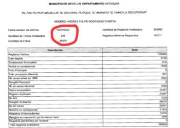 El comité de revocatoria de Medellín