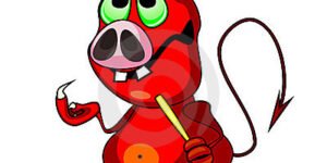 El diablo haciendo hostias