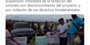 Anticipo del sarampión de bloqueos a proyectos que acarrearía aprobación del tratado de Escazú: comunidades se oponen al proyecto del canal del Dique