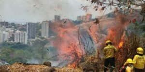 Mujer incendiaria forestal fue capturada por la comunidad