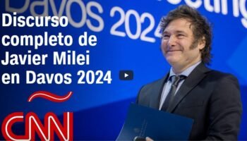Así fue el discurso del presidente Milei en Davos: “Occidente está en peligro”