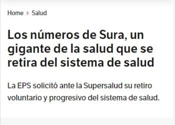 RECOMENDADO  ¡LA COMPRENSIBLE RENDICIÓN DE EPS SURA Y COMPENSAR PROVOCARÁN EL COLAPSO DE NUESTRO SISTEMA DE SALUD PÚBLICA!