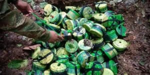 Seis policías cayeron en un campo minado en el sur de Bolívar: erradicaban manualmente cultivos ilícitos