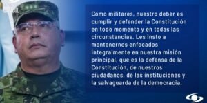 Comandante de FF. MM. pide a subalternos defender la Constitución: ¿qué hay tras el llamado?