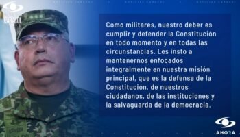 Comandante de FF. MM. pide a subalternos defender la Constitución: ¿qué hay tras el llamado?