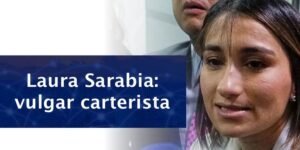 La carterista Laura Sarabia