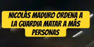 Gravísimo. Alguna otra prueba de su crueldad e infamia? CRUELDAD E INFAMIA DEL DICTADOR MADURO
