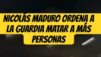 Gravísimo. Alguna otra prueba de su crueldad e infamia? CRUELDAD E INFAMIA DEL DICTADOR MADURO