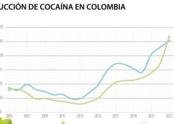 Colombia sigue aumentando la producción de cocaína y marcó otro récord en 2023