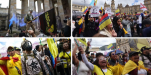 Marcha del 23 de noviembre: Así se movilizaron en Bogotá, Medellín y Cali contra el Gobierno Petro. Promotores reconocen baja asistencia