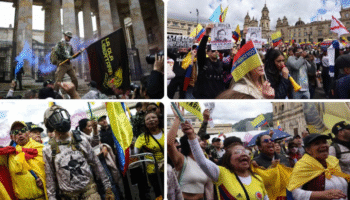 Marcha del 23 de noviembre: Así se movilizaron en Bogotá, Medellín y Cali contra el Gobierno Petro. Promotores reconocen baja asistencia