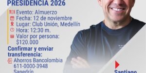☝🏻CICLO DE CONVERSATORIOS CON ASPIRANTES A PRESIDENCIA 2026