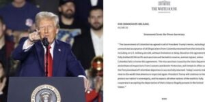 Casa Blanca suspende sanciones y dice que Petro se acogió a los términos de Trump