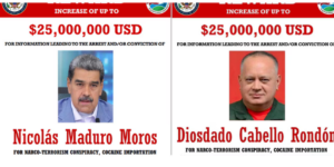 Estados Unidos publicó documentos sobre acuerdo de Nicolás Maduro y la guerrilla de las Farc para traficar drogas hacia Norteamérica