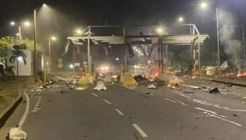 Noche de terror en Cúcuta por ataques con explosivos; hasta un peaje fue destruido