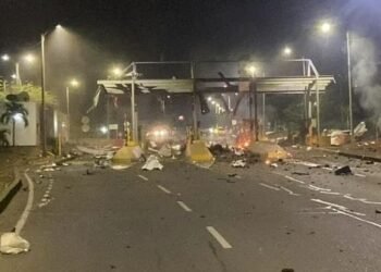 Noche de terror en Cúcuta por ataques con explosivos; hasta un peaje fue destruido