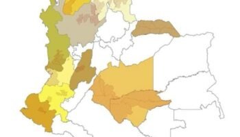 Mapa del conflicto armado en Colombia
