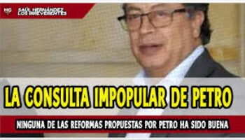 La consulta impopular de Petro