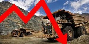 El deterioro del sector minero