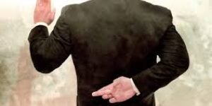 Un presidente de mentiras