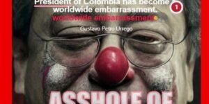 La portada de la prestigiosa revista TIME lo declara el ESTÚPIDO DEL AÑO al guerrillero presidente de Colombia, hágame el favor.