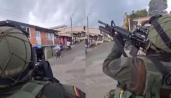Nuevo ataque con drones de las Farc empañó la procesión del Domingo de Ramos en Cajibío, Cauca. Militares intentaron derribarlo