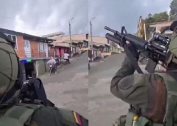 Nuevo ataque con drones de las Farc empañó la procesión del Domingo de Ramos en Cajibío, Cauca. Militares intentaron derribarlo