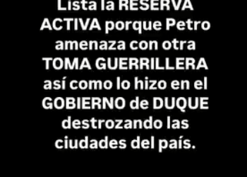 NO A LA TOMA GUERRILLERA DE LAS CIUDADES