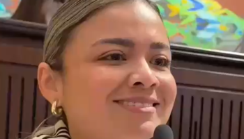Lina Garrido, gobernadora Arauca. Oremos por esta congresista de la oposición y por su familia, amenazados de muerte.