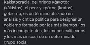 Kakistocracia
