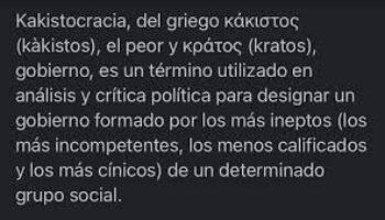 Kakistocracia